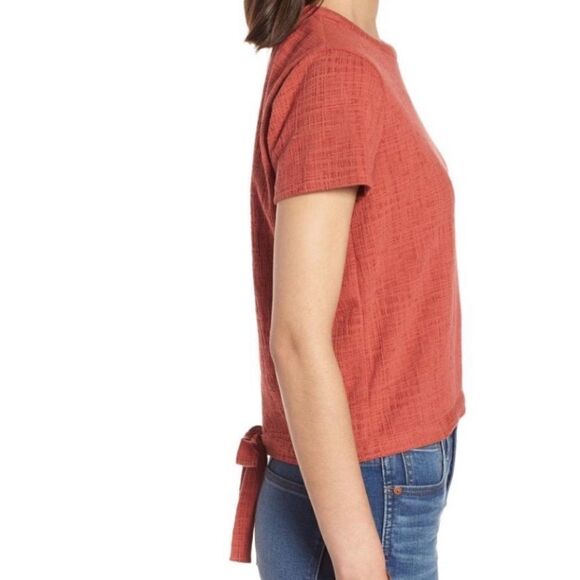 MADEWELL women’s jacquard cross back tie knit Verse top sz XS - Picture 10 of 10